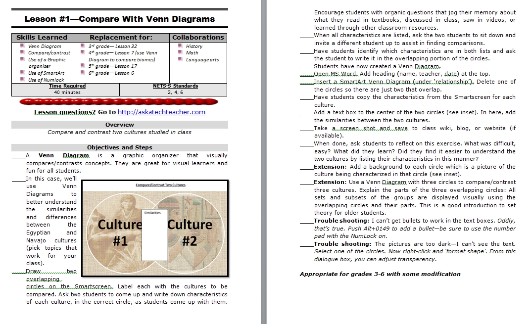 compare and contrast questions 3rd grade