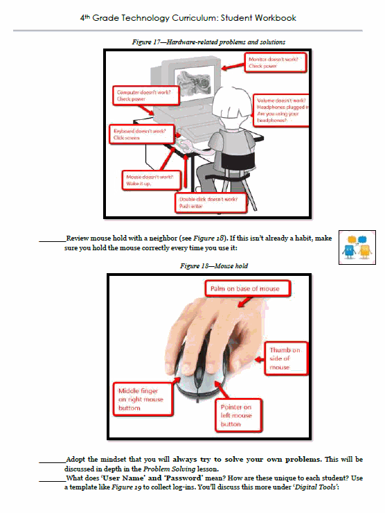 Student Technology Workbook 4th Grade - Structured Learning